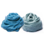 Шерсть кардочес MARGO набор Голубые оттенки №2(C22B, C23A) 2цв*20г