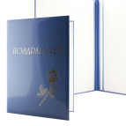 Папка адресная А4 Спектр Поздравляем Ламин. картон, однотонная ПА067Л**