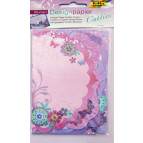 Набор бумаги для скрапбукинга Цветы 10*15 18л Folia 16211103