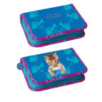 Пенал 1 отделение с 2 отворотами с наполнением ANIMAL PLANET Cute 263520