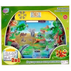 Плакат-досточка интерактивный JOY TOY 7172 Зоопарк (рус)