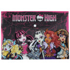 Папка-конверт А4 с кнопкой KITE мод 200 Monster High MH13-200K