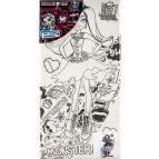 Холст на подрамнике с контурн. рисунком+краски KITE 15*30см Monster High MH14-215_2K