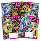 Тетрадь школьная А5+ 168*203мм 12л. Kite мод 232-1 Monster High в клетку MH14-232-1K