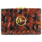 Кошелёк кожаный CHRISTIAN DIOR 7822 Коричневый