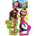 Пазлы Беби Vladi Toys Маша и Медведь (Тигр) VT1106-16