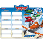 Расписание уроков 38*32 см 1 Вересня ламинированное двухстороннее 470306 Самолетики