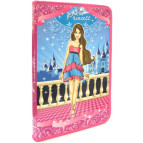 Папка А4 на молнии пластик для труда 7859 PR