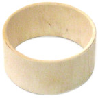 Заготовка из дерева Браслет (ольха) прямой d67мм, шир.35мм толщина 3,5мм