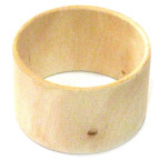 Заготовка из дерева Браслет (ольха) прямой d67мм, шир.45мм толщина 3,5мм