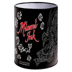 Стакан для ручек канцелярская StarPak Металл Miami Ink 243013