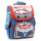 Рюкзак (ранец) школьный каркасный 1Вересня 552238 Самолетики 2532-1 25*34*12см