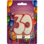 Свеча для торта Хобби SV-002-30 Юбилейная 30