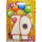 Свеча для торта Хобби SV-002-70 Юбилейная 70