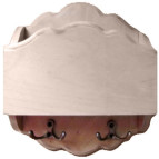 Заготовка для декорирования Хобби Ключница с крючками и ящиком для писем (фанера) 250х220х60 мм DE-034