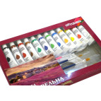 Краски акварельные Пегашка набор 12цв. по 12мл в тубах WА12-12F