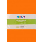 Конверт бумажный декоративный Heyda 100гр 11,4*16,2см Оранжевый 205125244