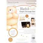 Набор заготовок для открыток Docrafts Black and Gold FFS169020