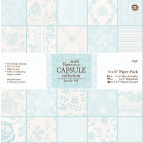 Набор бумаги для скрапбукинга Нежность 15,2*15,2 160г 32л Docrafts PMА160228