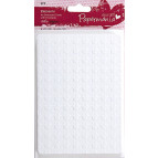 Набор заготовок для открыток А6 Docrafts 300г/м Квадратики, с конвертами, 4шт Белый PMА373518