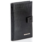 Портмоне - обложка кожаная для документов Buatro 8202 Черный лазер