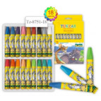 Мел пастель Tukzar 18цв. 8751-18