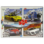 Пазлы DankoToys 120 эл. DT K120-03-01 4в1