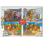 Пазлы DankoToys 120 эл. DT K120-03-03 4в1