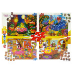 Пазлы DankoToys 120 эл. DT K120-03-04 4в1