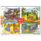 Пазлы DankoToys 120 эл. DT K120-03-09 4в1
