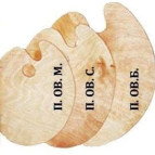 Палитра художественная овал, мини