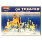 Пазлы 3D Theater 108пр. 52*30*26см Русалочка 580-F