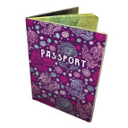 Обложка для паспорта Devays ПВХ Сиреневые цветы 5-25