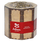 Заготовка для декорирования Zabava (ДВП) Шкатулка Восьмиугольник (крышка с узором) 12,2*12,3см CAS01002-1