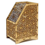 Заготовка для декорирования Zabava (ДВП) Журнальница Цветы 23*33*17,5см HOL01002-2