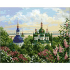 Картина раскраска по  номерам на холсте 40*50см Babylon VP367 Весеннее утро