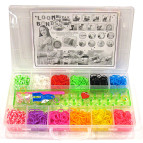 Набор для плетения резинками Rainbow Loom Bands 2200шт. + станок +аксессуары PJ-26