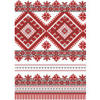 Пакет подарочный ПБС-Украина 450*320*110мм №108 Узор