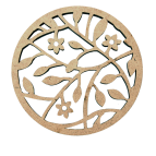 Набор подставок для чашек 2шт круглые (МДФ 5мм) Rosa Шебби-шик d:10см GPТ50045589