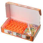 Набор для плетения резинками Rainbow Loom Bands 600шт. + станок, аксессуары Color Bands (стартовый набор)