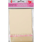 Набор заготовок для открыток 10*15 Santi 300г/м 5шт текстурированные кремовые 952232