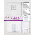 Набор заготовок для открыток Santi 20шт 14,5*14,5см 230г/м Свадебные открытки (рус) 952111