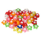 Элементы для плетения резинками Rainbow Loom, кораллы 25шт 2459-10C