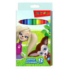 Карандаши цветные 12цв. Росмэн Барбоскины, трехгранные 17275