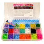 Набор для плетения резинками Rainbow Loom Bands 3000шт. + литой станок +аксессуары