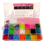 Набор для плетения резинками Rainbow Loom Bands 5000шт. + литой станок +аксессуары 2200-3