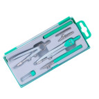 Готовальня 7пред. ZiBi Basis метал 5306BS-04 Зеленый