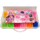 Набор для плетения резинками Rainbow Loom Bands 2400шт. + станок +аксессуары