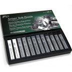 Пастель сухая MUNGYO профессиональная 12цв. Серая MP-12G