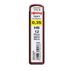 Грифели для механических карандашей 0,35мм ROTRING HB S0312410